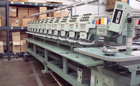 ID#1173 - Tajima TME DC912 Commercial Embroidery Machine.  Year 1996 : 12 : 9 - www.TheEmbroideryWarehouse.com